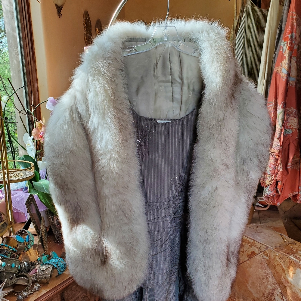 HEAVY WIDE NORWEGIAN FOX STOLE